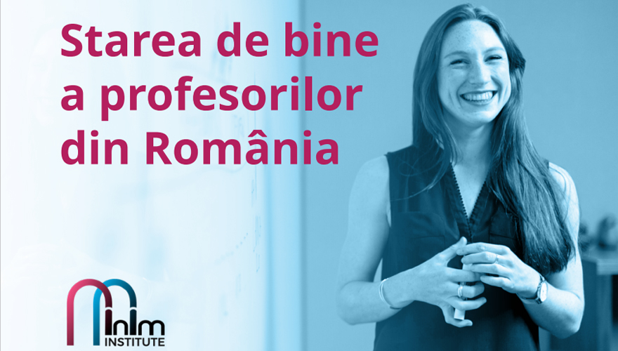 studiul starea de bine a profesorilor din Romania